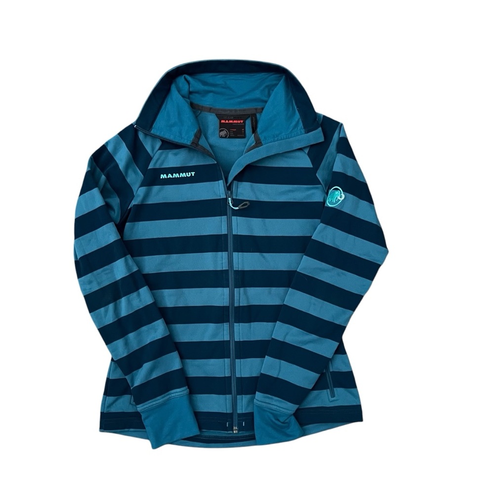MAMMUT Hera Lightweight Jacket Dark Pacific Stripe Medium - Picture 4 of 11
